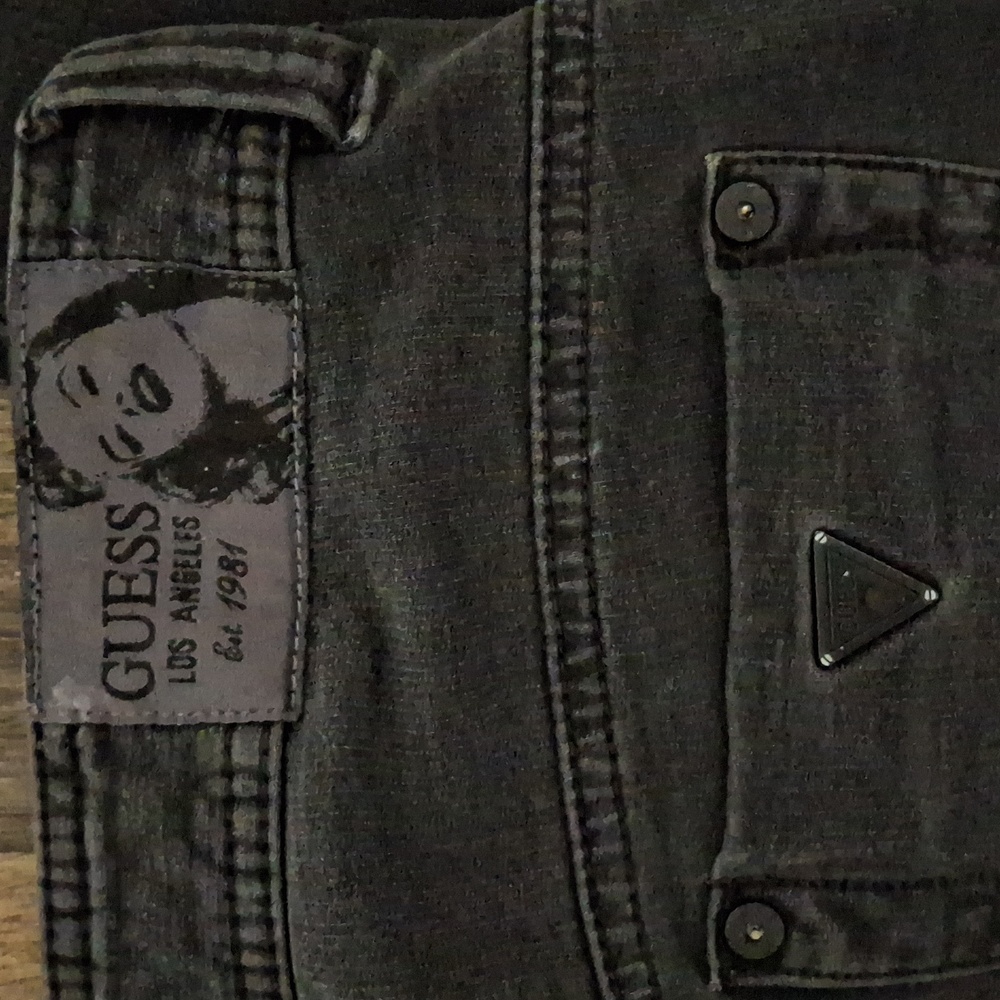 Guess Jeans 1981 Black Stretch Jeans.